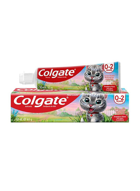 

Colgate Anticavity Strawberry Toothpaste, Multicolour, 50ml