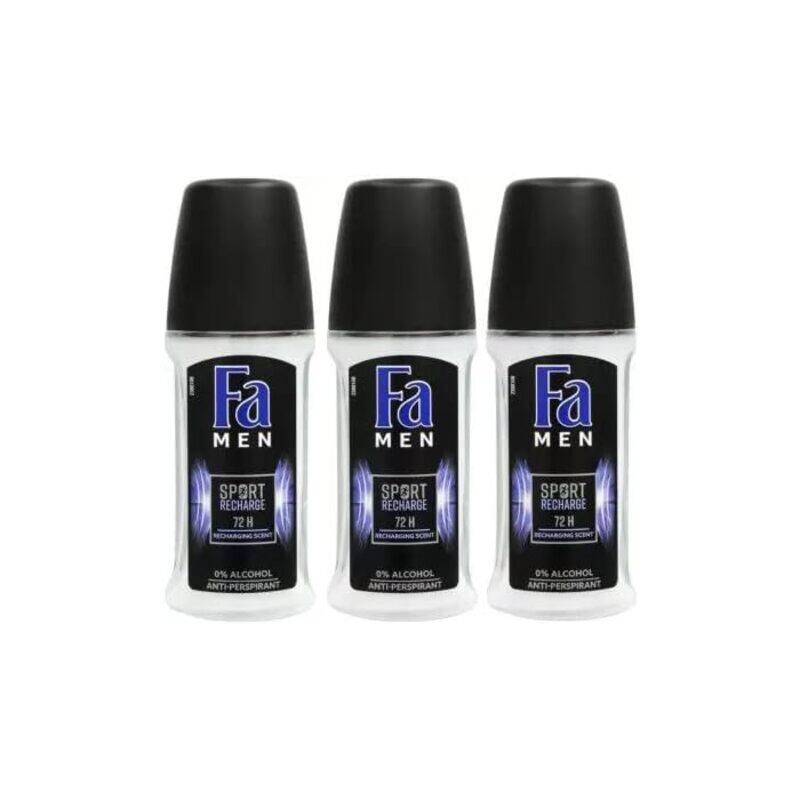 

FA Men Active Sport Deodorant Roll On, 50ml, Pack of 3