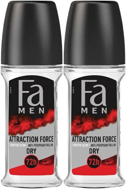 

Fa Roll On Men Attraction 50ml, Pack of 2