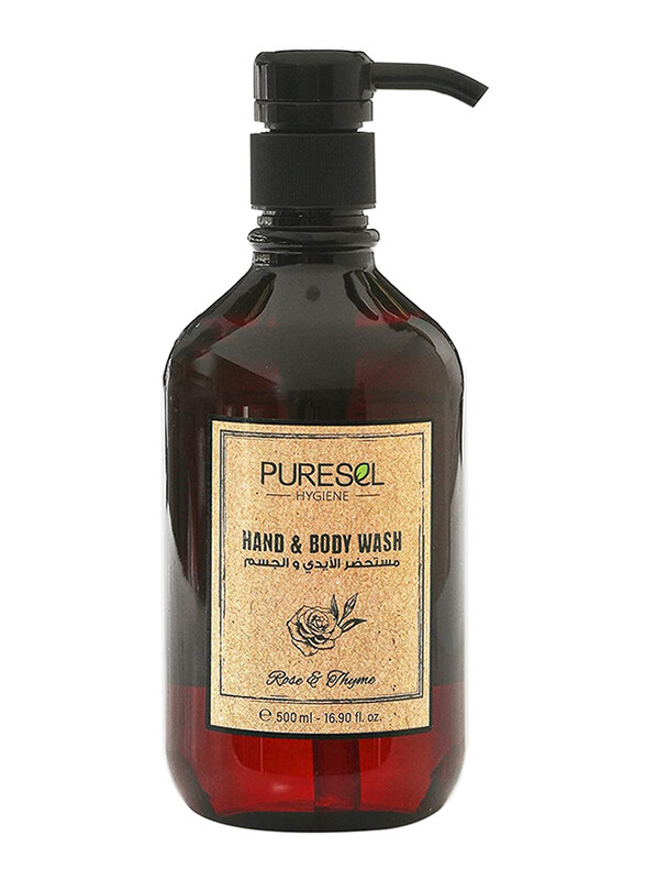 

Puresel Rose & Thyme Hand & Body Wash, 500ml
