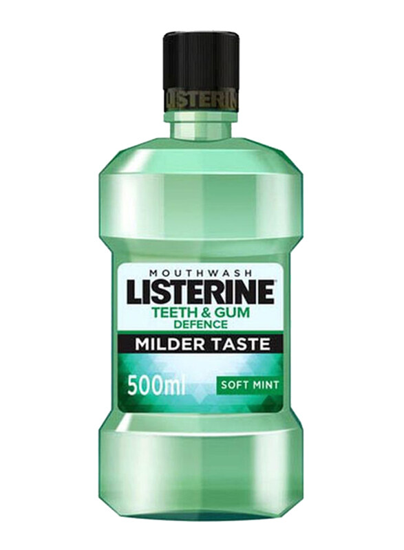 

Listerine Teeth and Gum Defense Mouthwash, Soft Mint Green, 500ml