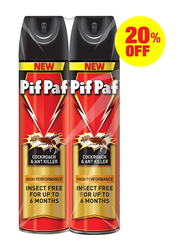 Pif Paf High Performance Cockroach and Ant Killer, 2 Bottle x 400ml
