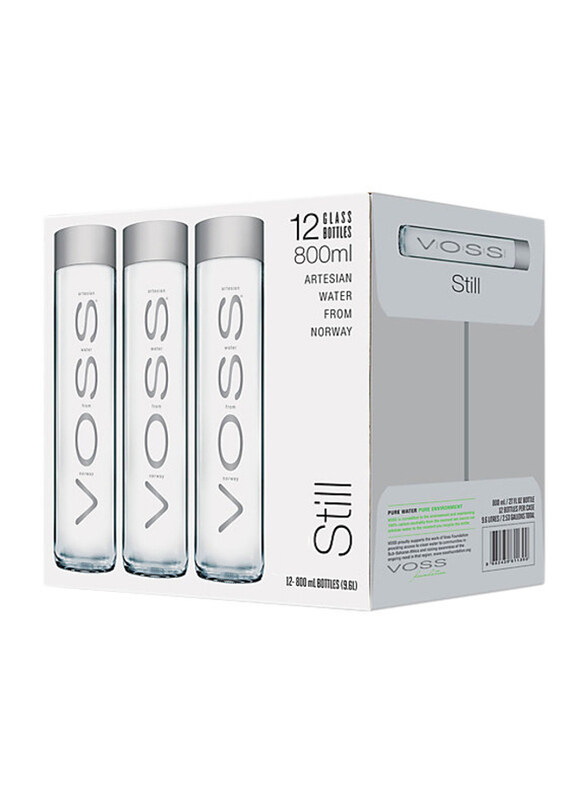 

Voss Artesian Still Water, 12 Glass Bottles x 800ml