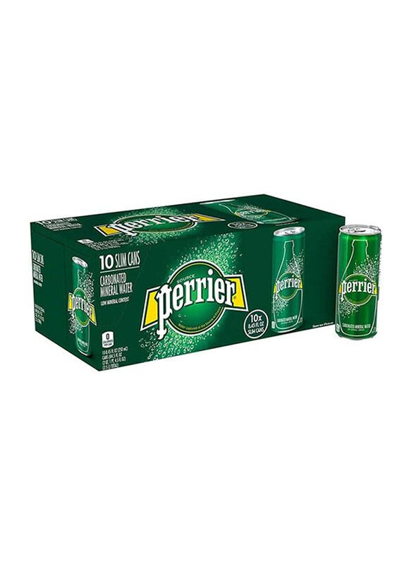 

Perrier Sparkling Mineral Water Slim, 10 Can x 250ml