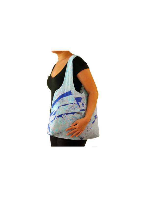 TipTop Nylon Stylish Shopping Shoulder Bag for Women, Blue