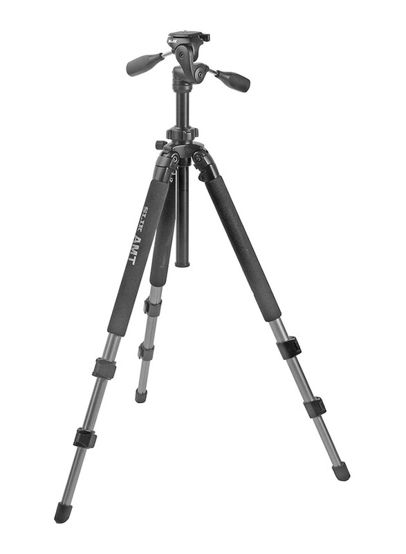 

Velbon EX-630 Aluminum Tripod for Camcorder and DSLR Camera, Black
