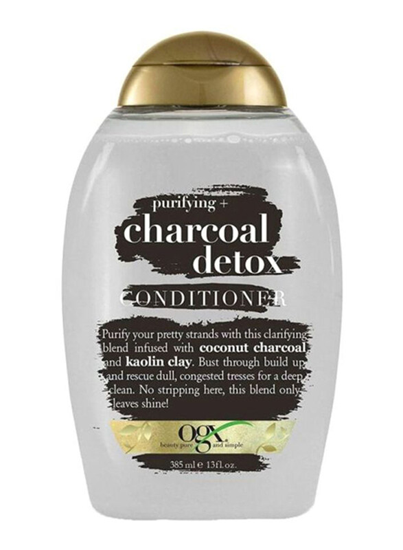 

Ogx Purifying+ Charcoal Detox Conditioner for All Hair Types, 385ml