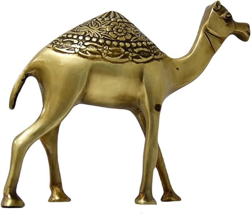 Antique Camel Statue Gold-903A
