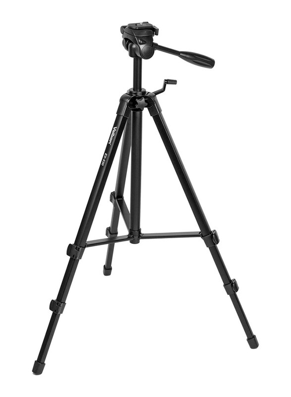 

Velbon EX-530 Aluminum Tripod for Camcorder and DSLR Camera, Black