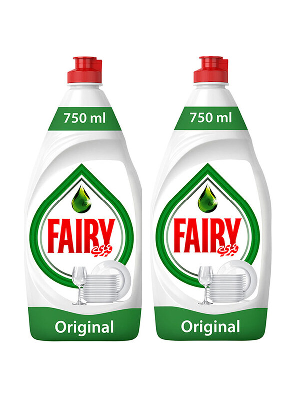 

Fairy Original Dishwashing Liquid, 2 Bottles x 750ml