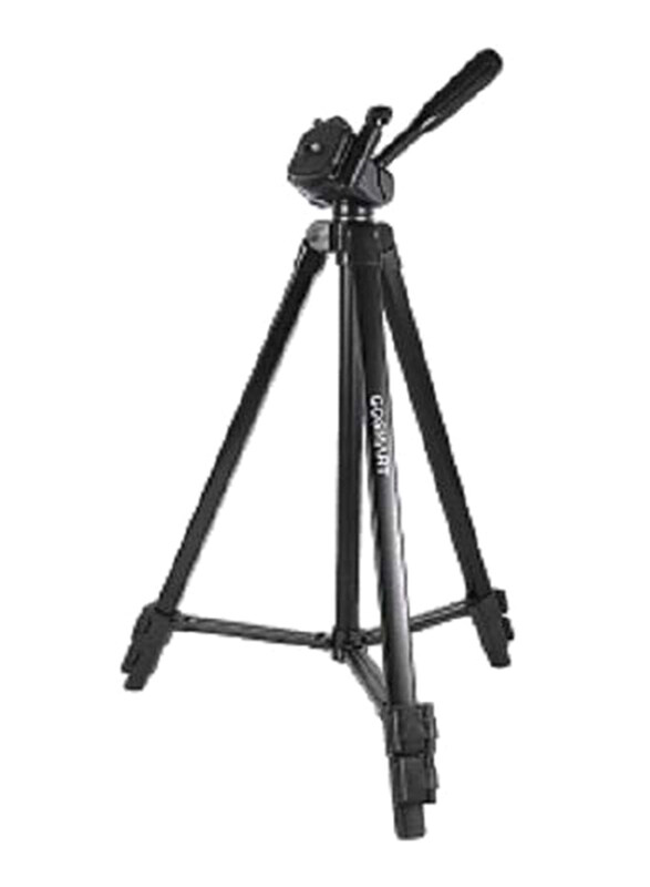 

GoSmart 450CS Professional Foldable 3 Way Pan Head Tripod for Camera, Black