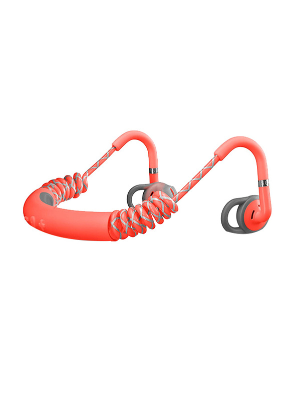 سماعات اوربان ايرز ستاديون بتصميم داخل الاذن لاسلكية مع مايكروفون, أحمر
