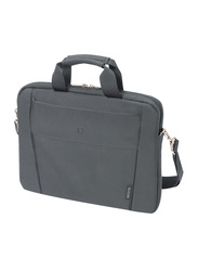 Dicota Slim Case Base 13-14.1-inch Messenger Laptop Bag, Grey