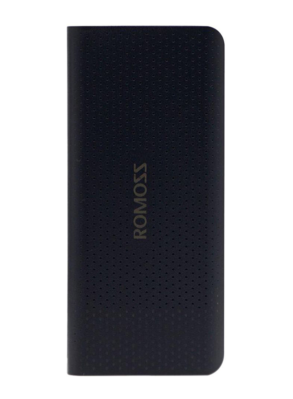 Romoss 10000mAh Solit 5 Fast Charging Power Bank, with Micro USB Input, Bundle Pack, 2 Pieces, Black