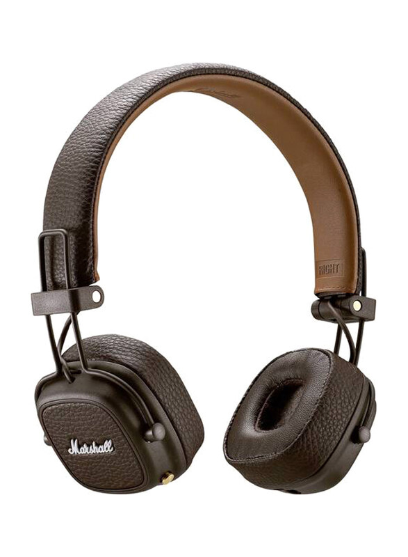 

Marshall Major III Bluetooth On-Ear Headphones with Mic, Brown