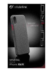 Cellular Line Apple iPhone X/XS Mineral Silicone Mobile Phone Case Cover, Black