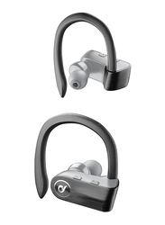 Cellularline Sport Fix Bluetooth In-Ear Headsets with Flexible Earhook, Black