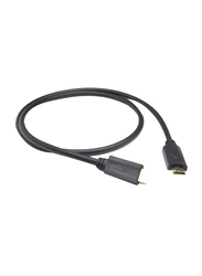 G&BL 1-Meter 6501 4K-HDMI Gold Plated Cable, HDMI Male to HDMI, Black
