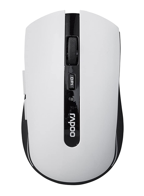 Rapoo 7200P 5Ghz Wireless Optical Mouse, White/Black