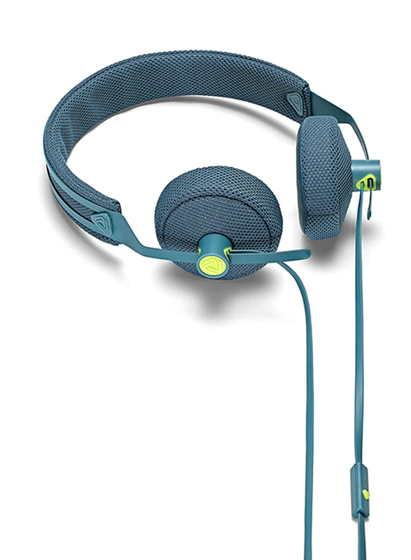 Coloud The No. 8 Wired On-Ear Headphones with Mic, Blue