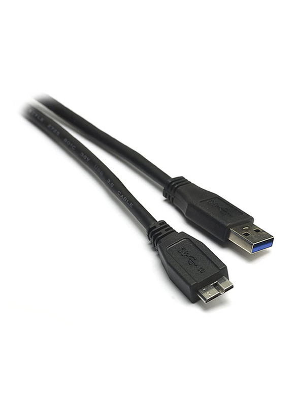 G&BL 0.6-Meter Micro-B USB 3.0 Cable, USB Type A Male to Micro-B USB for Hard Drives, 3429, Black