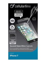 Cellular Line Apple iPhone 7 Anti-shock Tempered Glass Screen Protector, Clear