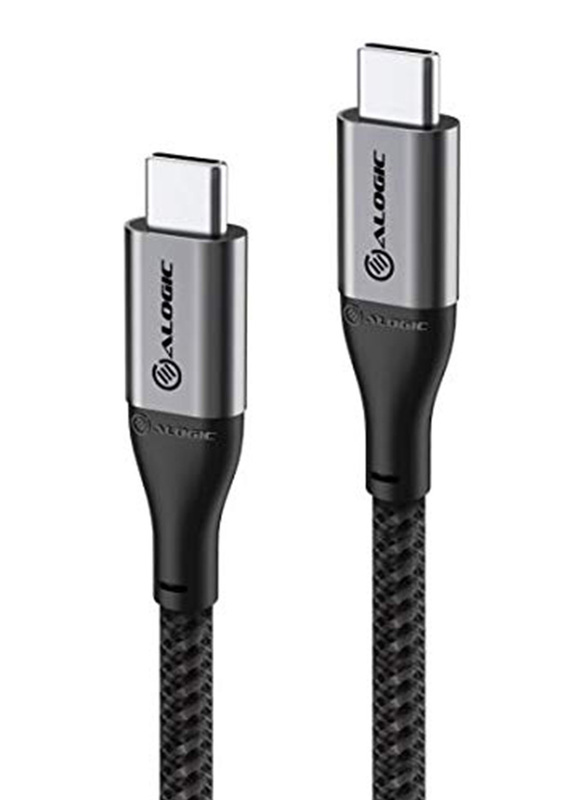 Alogic 1.5-Meter Super Ultra USB Type-C Cable, USB Type-C Male to USB Type-C for Smartphones/Tablets, Space Grey