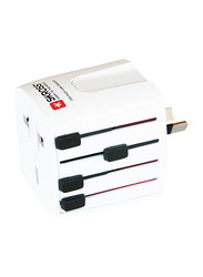 Skross World Wall Charger, MUV Micro Multi Adapter, 1302180, White
