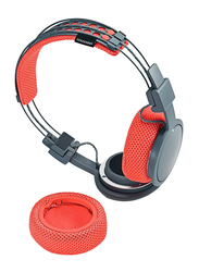 Urbanears Hellas Wireless Bluetooth On-Ear Headphone with Mic, Rush Red
