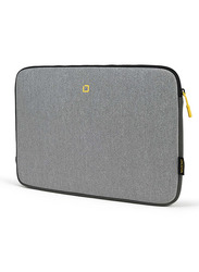 Dicota Skin Flow 13-14.1-inch Sleeve Laptop Bag, Grey/Yellow