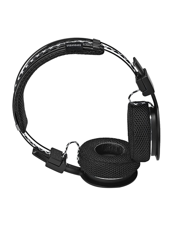 Urbanears Hellas Wireless Bluetooth On-Ear Headphone with Mic, Black Belt