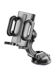 Cellular Line Big Crab Suction Cup Universal Car Mount Holder, Black