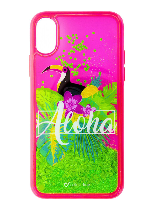 

Cellular Line Apple iPhone XS/X Mobile Phone Case Cover, Stardust Aloha, Multicolor