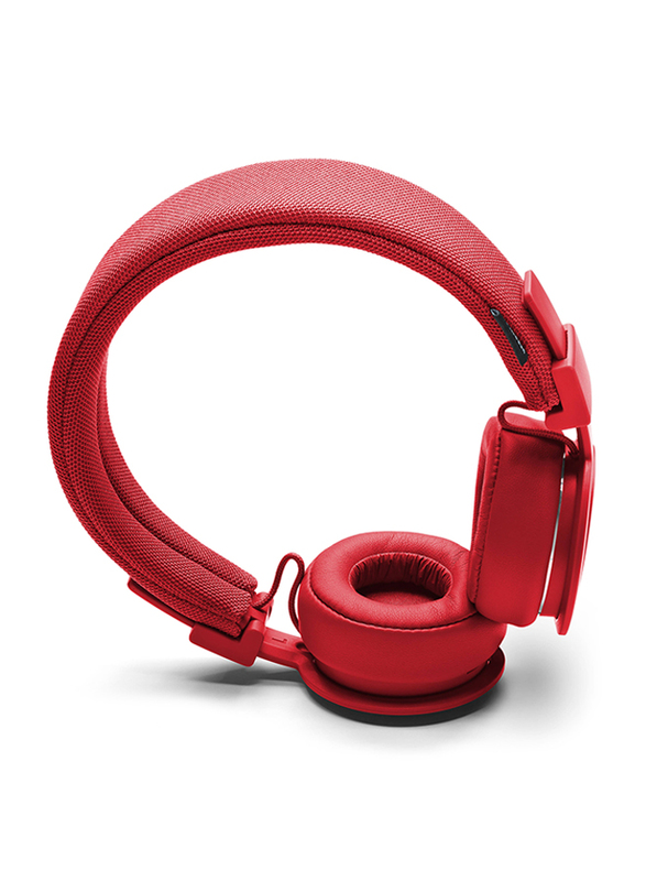 Urbanears Plattan ADV Wireless On-Ear Headphones with Mic, Tomato Red