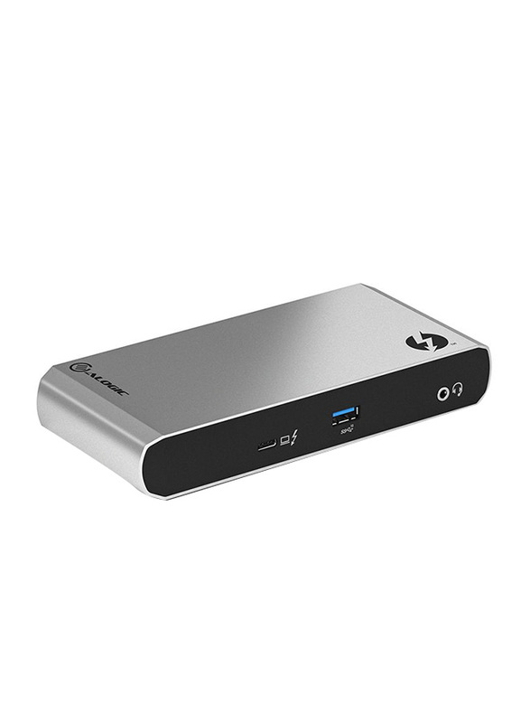Alogic Thunderbolt 3.0 and USB-C Turbo Docking Station with Dual Display for Laptop, TB3DTRG2, Black