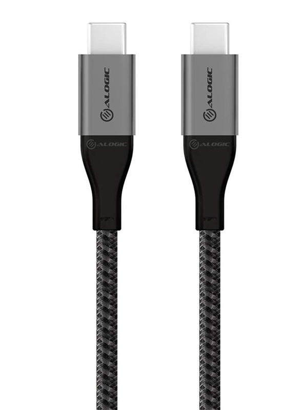 Alogic 1.5-Meter Super Ultra USB Type-C Cable, USB Type-C Male to USB Type-C for Smartphones/Tablets, Space Grey