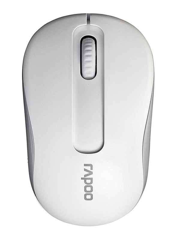 Rapoo M10 2.4Ghz Wireless Optical Mouse, White