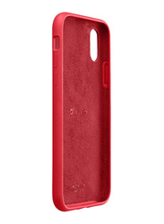 Cellular Line Apple iPhone XR Sensation Soft Touch Silicone Mobile Phone Case Cover, Red