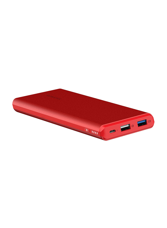 Romoss 10000mAh Gt Pro Quick Charge 3.0 Fast Charging Power Bank, with Micro USB Input, Ferrari Red
