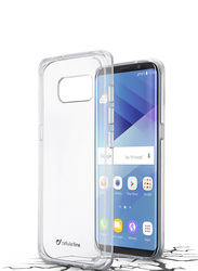 Cellular Line Samsung Galaxy S8 Clear Duo Hard Mobile Phone Case Cover, Clear