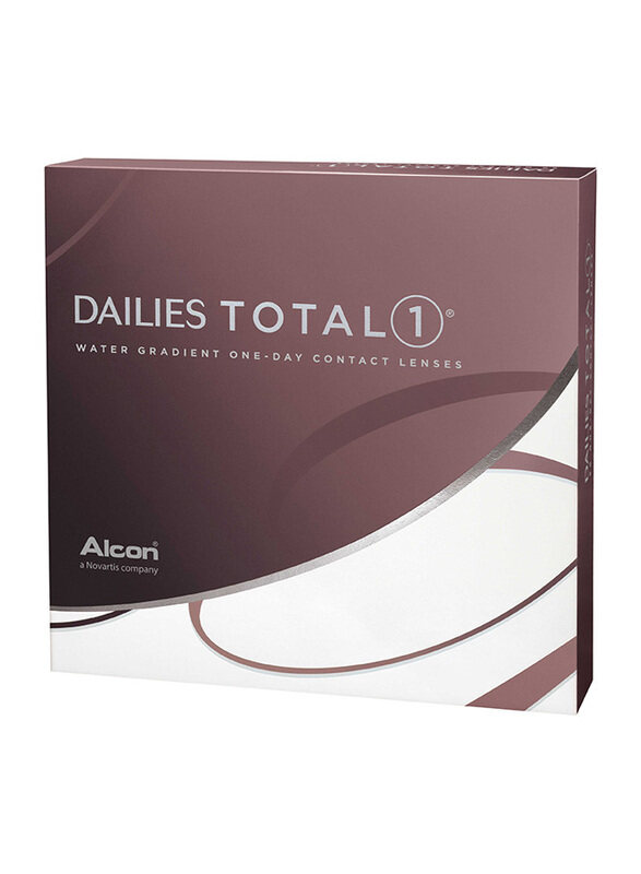 

Dailies Alcon Total 1 1-Day Pack of 90 Contact Lenses with Various Powers, Clear, -7.50