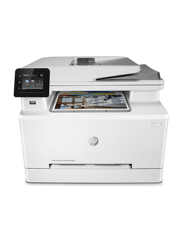 

HP Color LaserJet Pro MFP M282NW All-in-One Printer, 7KW72A, White