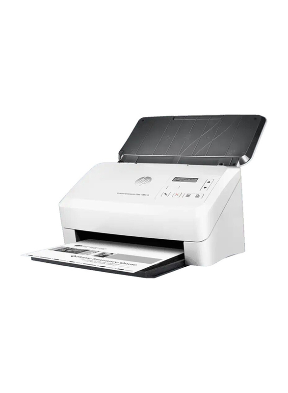 HP Scanjet Enterprise Flow 7000S3 Sheetfed Scanners, 600DPI, L2757A, White