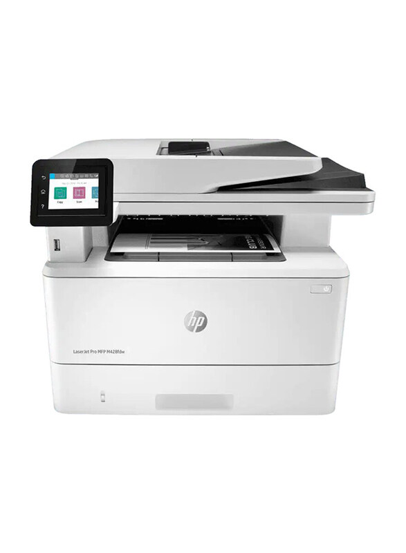 

HP LaserJet Pro MFP M428FDW Laser Printer, W1A30A, White