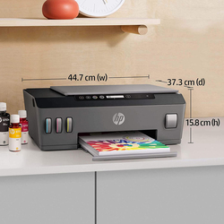 HP Smart Tank 515 Wireless All-in-One Printer, 1TJ09A, Black