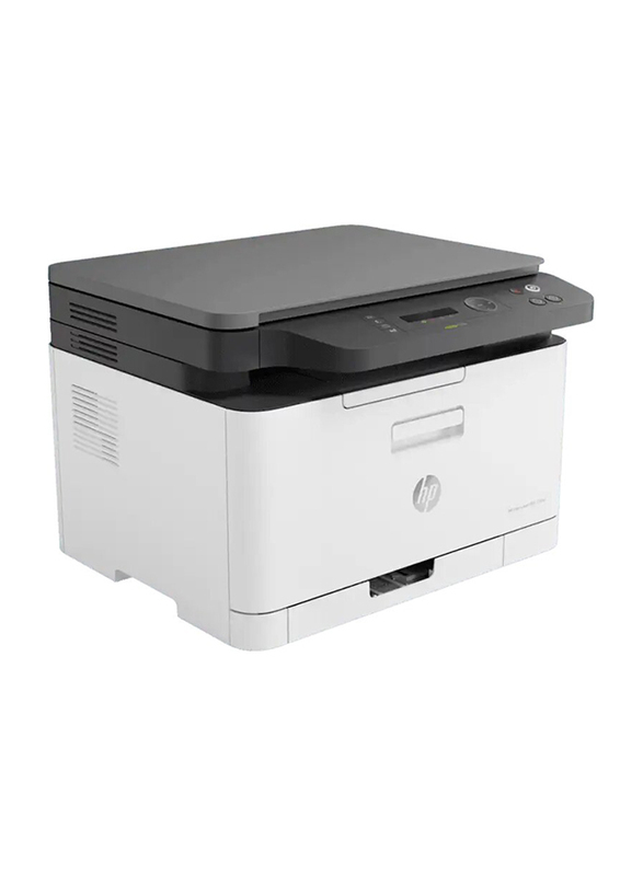 HP Color Laser MFP 178NW Laser Printer, 4ZB96A, White