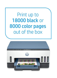 HP Smart Tank 725 All-in-One Printer, 28B51A, Blue/White