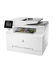 HP LaserJet Pro MFP M283FDN Color Laser Printer, 7KW74A, White