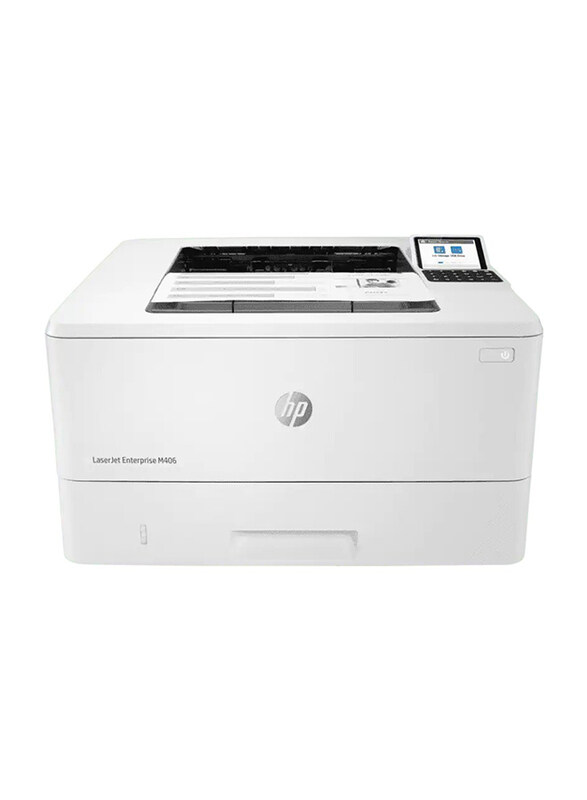 

HP LaserJet Enterprise M406DN Laser Printer, 3PZ15A, White