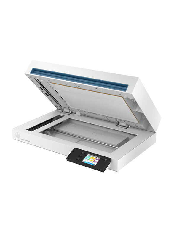 HP Scanjet Pro N4600FNW1 Flatbed Scanners, 600DPI, 20G07A, White